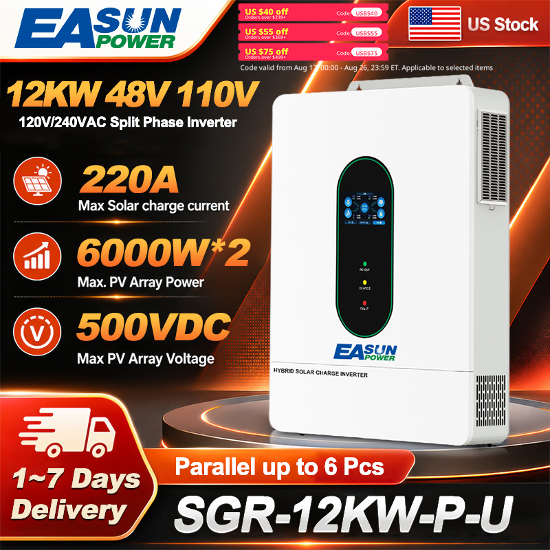 EASUN POWER 12KW Split Phase S - đánh giá và giá Grid Tie Inverter Limiter 2000W