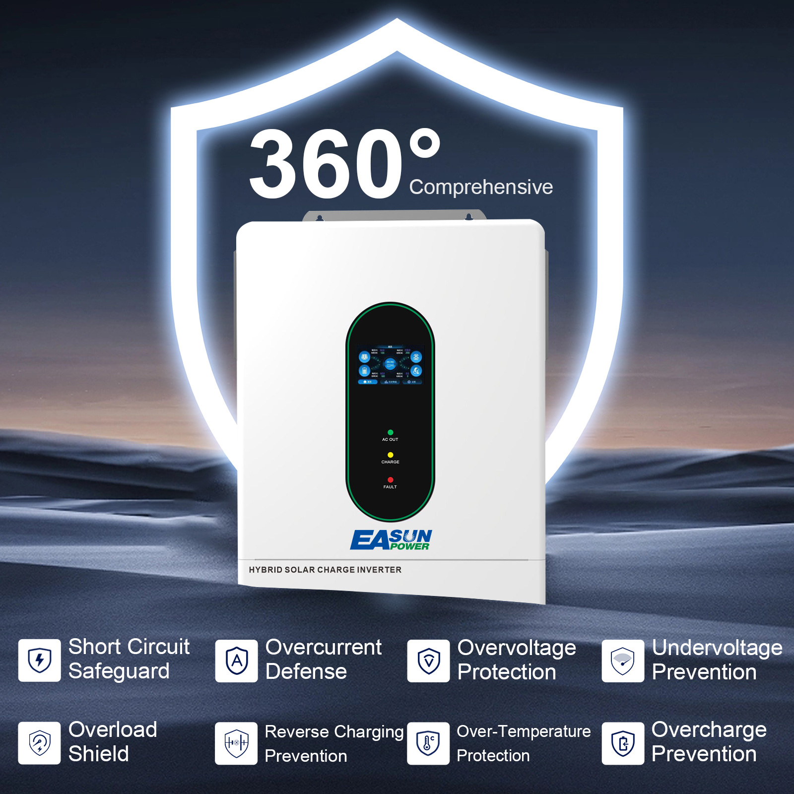 EASUN POWER 12KW Split Phase S - đánh giá và giá Grid Tie Inverter Limiter 2000W